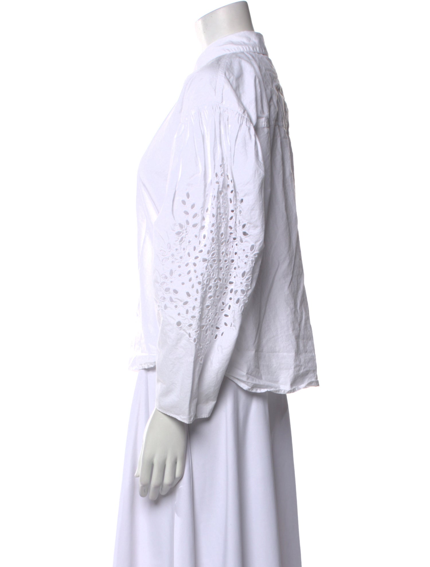 Tanya Taylor Long Sleeve Button-Up Top